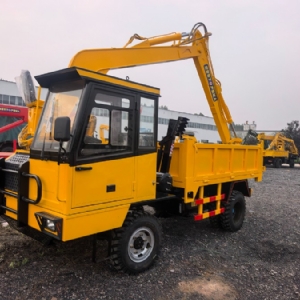 隨車挖運輸車定制